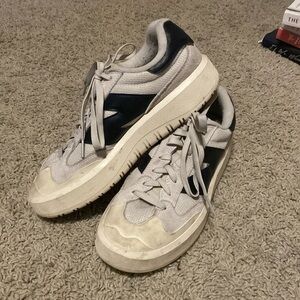 New Balance Gray and Black Sneakers